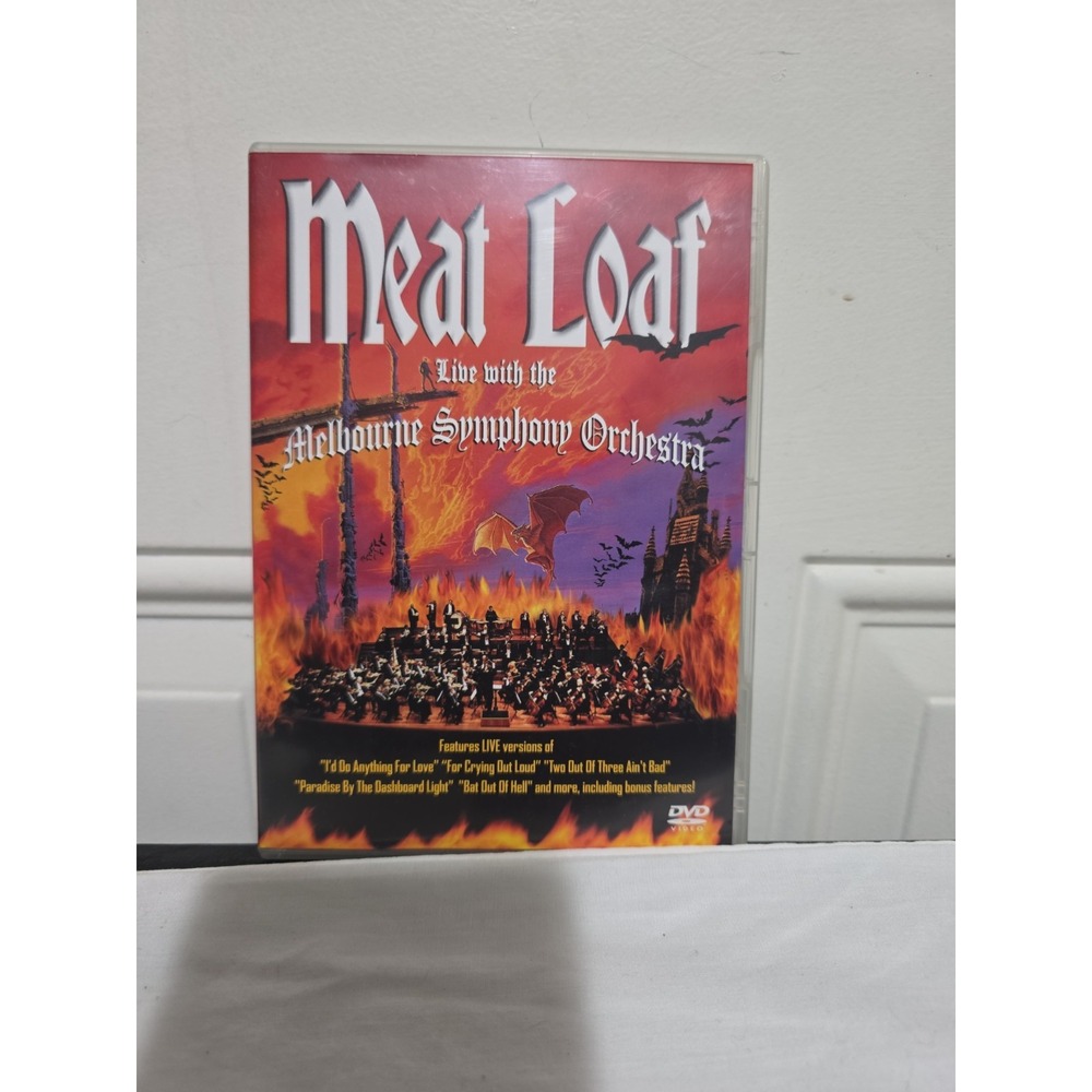 Meat Loaf - Live with the Melbourne Symphony Orchestra (DVD, 2004) 2 Disc Set